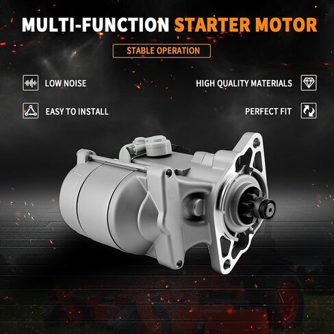 410-52117 Starter Motor Compatible with UTV KAF620 Mule 3000 3010 3020 4000 4010 4x4 Hardwoods Classic Trans 617cc 2001-2011 Replace K2116-32124 228000-8841 21163-2124 21163-6010 49-5266 in Saudi Arabia