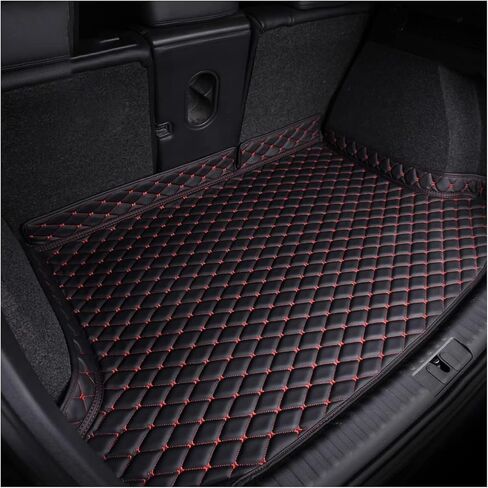 Car Cargo Mat Car Boot Liner for Mitsubishi Mirage Mirage G4 Lancer Outlander Outlander PHEV, Custom Anti-Slip Leather Car Boot Mat, Rear Trunk Mat Protector, Interior Accessories in Kuwait