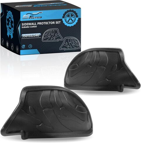 واقيات جانبية للشحن (مجموعة مكونة من قطعتين) - مناسبة تمامًا لموديلات Forester Wildersness 2019-2024 - استبدال بطانة صندوق السيارة المطاطية شديدة التحمل لتصنيع المعدات الأصلية J501SSJ340 in Kuwait