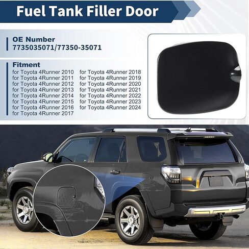 Fuel Tank Filler Door Gas Tank Door Cover for Toyota 4Runner 2010-2024 Primer Fuel Filler Flap Cover for Toyota 4 Runner 77350-35071 in Saudi Arabia