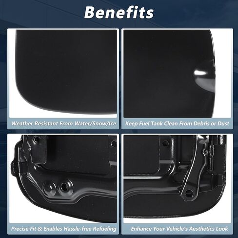Fuel Tank Filler Door Gas Tank Door Cover for Toyota 4Runner 2010-2024 Primer Fuel Filler Flap Cover for Toyota 4 Runner 77350-35071 in Saudi Arabia