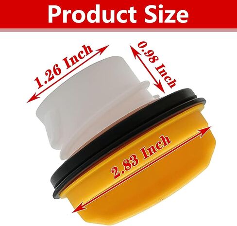 غطاء الغاز غطاء الوقود 8L3Z-9030-C لفورد F-250 سوبر ديوتي 2011-2016 لفورد كراون فيكتوريا 2008-2009 1 قطعة أصفر in Kuwait