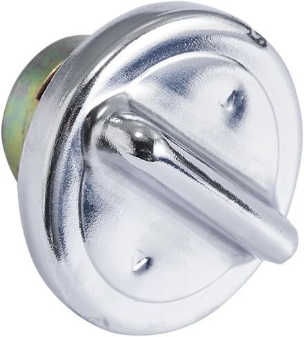 Fuel Gas Tank Cap, Alloy Anti-scratch Waterproof Motorcycle Fuel Cap, Motorcycles Oil Tank Sealing Tool, for Most 50cc 150cc 250cc ATV Moped Scooter Go Karts Pit Bike Dirt Bikes (Silver) in Kuwait