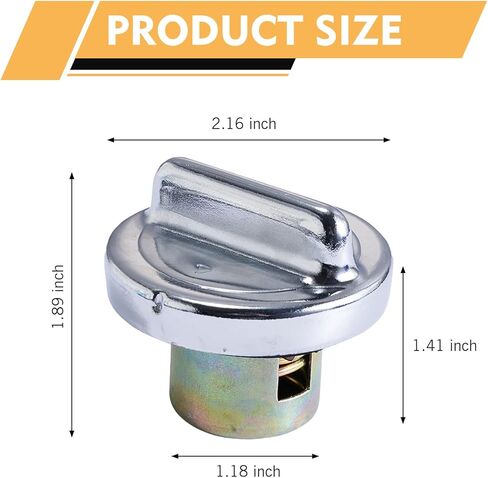 Fuel Gas Tank Cap, Alloy Anti-scratch Waterproof Motorcycle Fuel Cap, Motorcycles Oil Tank Sealing Tool, for Most 50cc 150cc 250cc ATV Moped Scooter Go Karts Pit Bike Dirt Bikes (Silver) in Kuwait