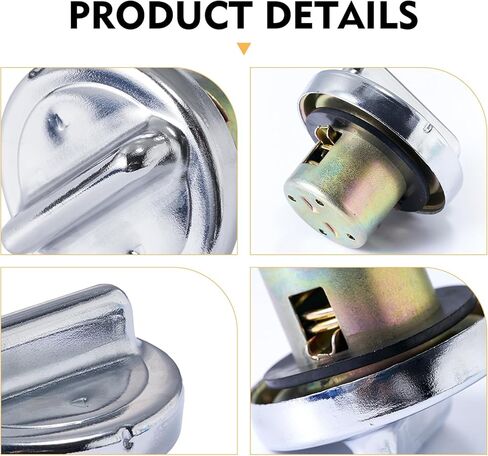 Fuel Gas Tank Cap, Alloy Anti-scratch Waterproof Motorcycle Fuel Cap, Motorcycles Oil Tank Sealing Tool, for Most 50cc 150cc 250cc ATV Moped Scooter Go Karts Pit Bike Dirt Bikes (Silver) in Kuwait