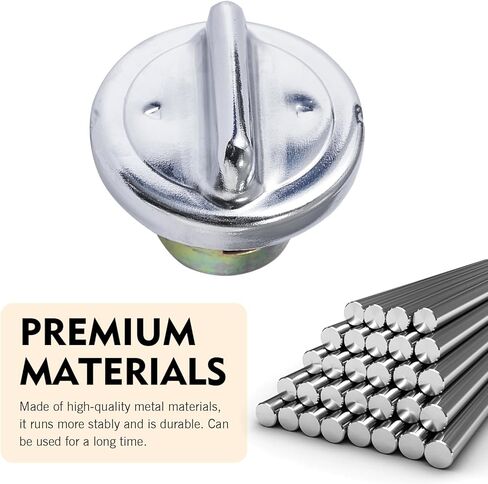 Fuel Gas Tank Cap, Alloy Anti-scratch Waterproof Motorcycle Fuel Cap, Motorcycles Oil Tank Sealing Tool, for Most 50cc 150cc 250cc ATV Moped Scooter Go Karts Pit Bike Dirt Bikes (Silver) in Kuwait