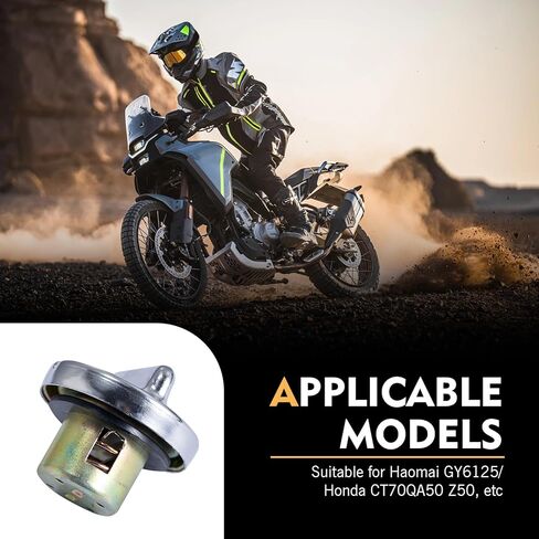 Fuel Gas Tank Cap, Alloy Anti-scratch Waterproof Motorcycle Fuel Cap, Motorcycles Oil Tank Sealing Tool, for Most 50cc 150cc 250cc ATV Moped Scooter Go Karts Pit Bike Dirt Bikes (Silver) in Kuwait