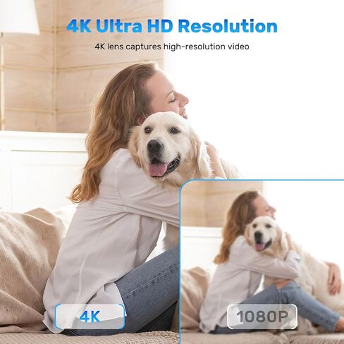 كاميرا Mini Home WiFi 2K كاميرا أمان لاسلكية للجسم كاميرات داخلية وخارجية، كاميرا مراقبة Vdeo منزلية صغيرة محمولة عرض عن بعد للأمان مع التطبيق، مع رؤية ليلية، كشف الحركة in Kuwait