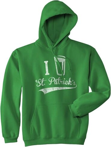 سويت شيرت بقلنسوة I Beer St Patricks Funny Saint Paddy Day الأيرلندي بقلنسوة in Saudi Arabia