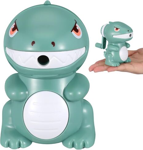 مبراة يدوية على شكل ديناصور من توفيكو، مبراة أقلام رصاص للأطفال، مبراة أقلام رصاص لطيفة، مبراة أقلام رصاص للفتيات، مبراة كهربائية بألوان زاهية، هدية للأطفال، صبي من البلاستيك in Kuwait