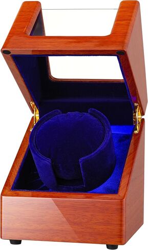 Watch Winders For Automatic Watches ，1/2/4 Watch Winder with Quiet Motor, Automatic Watch Winder With Led Light, Watch Winde With Four Rotation Modes,Soft quality watch pillow，Best Gift (7.6) in Saudi Arabia