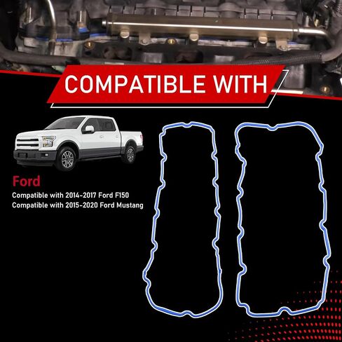 مجموعة حشية غطاء صمام المحرك متوافقة مع 2014 2015 2016 2017 Ford F150 2018 2019 2020 Ford Mustang V8 5.0L 5.2L يستبدل VS50902R in Kuwait
