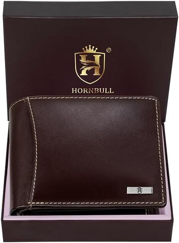 Themes Leather Wallet for Men | Stylish Valentine's Day Mens Gift Wallet | RFID Blocking Wallets Men Leather (Green) in Saudi Arabia