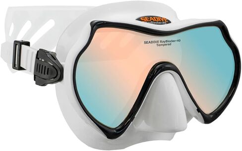 Seadive by XS Scuba Ray Blocker Eagleye SLX HD Mask - White, Without Purge in Kuwait