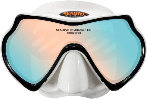 Seadive by XS Scuba Ray Blocker Eagleye SLX HD Mask - White, Without Purge in Kuwait