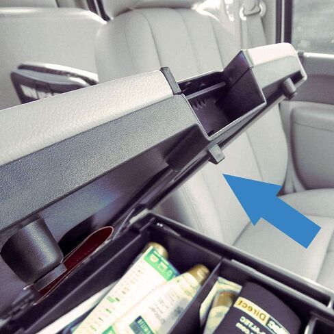 LUJUNTEC غطاء مسند ذراع وحدة التحكم المركزية مناسب لـ 2007-2013 لسيارة Chevy Silverado Avalanche Suburban لـ GMC Sierra Yukon غطاء مسند ذراع مزلاج أسود 924-810 2086415,20864153 in Saudi Arabia