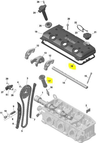 Generic OEM Spark Plug Pipes 420851754 & Valve Cover Gasket 420950820 Compatible with Seadoo 4-TEC Xploerer Pro Fish Pro GTI 130 GTR 215 230 GTRX 230 300 GTS 130 GTX RXP 155 215 RXT Wake Pro in Saudi Arabia
