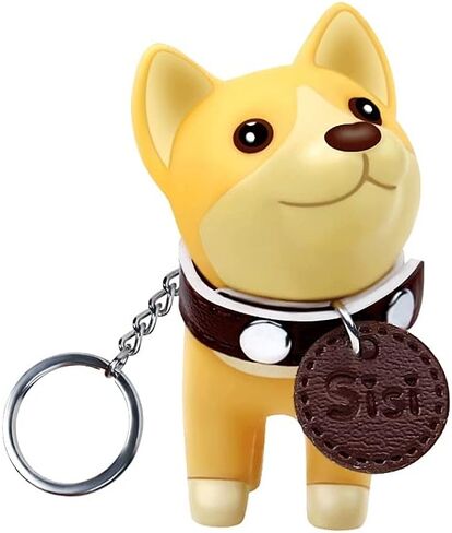 SNUGGLEUP Shiba Inu Keychain,Creative Couple Car Key Pendant With Key Ring Cute Dog Doll Personality School Bag Pendant Key Chains Girl Boy in Saudi Arabia