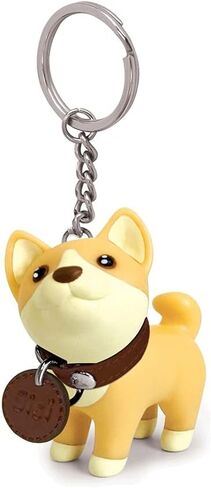 SNUGGLEUP Shiba Inu Keychain,Creative Couple Car Key Pendant With Key Ring Cute Dog Doll Personality School Bag Pendant Key Chains Girl Boy in Saudi Arabia