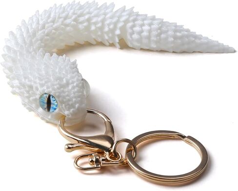 Realistic 3D Printed Snake Keychain in Kuwait