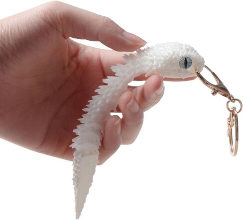 Realistic 3D Printed Snake Keychain in Kuwait