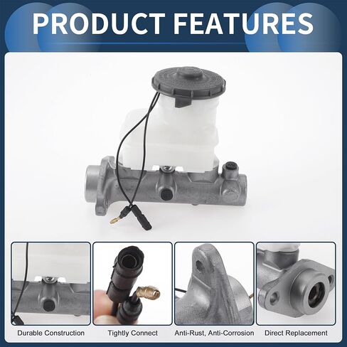 Brake Master Cylinder Reservoir No.46100SO4A01 for Honda Civic 1996-2000 Hydraulic Master Cylinder Silver Tone,White Aluminum Alloy,Plastic 1 Pc in Saudi Arabia