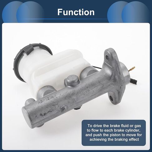 Brake Master Cylinder Reservoir No.46100SO4A01 for Honda Civic 1996-2000 Hydraulic Master Cylinder Silver Tone,White Aluminum Alloy,Plastic 1 Pc in Saudi Arabia