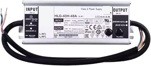 1 قطعة 40 واط الجهد المستمر تيار مستمر LED سائق HLG-40H-A 12 فولت 15 فولت 20 فولت 24 فولت 30 فولت 36 فولت 42 فولت 48 فولت 54 فولت امدادات الطاقة (HLG-40H-12A 12 فولت) in Saudi Arabia