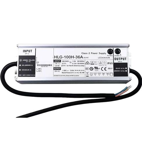 1 قطعة HLG-100H-48A 48 فولت 2A الجهد المستمر LED الإضاءة سائق PFC المياه برهان تحويل التيار الكهربائي in Saudi Arabia