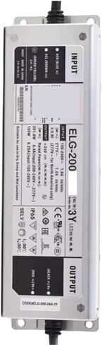 1pcs ELG-200-48A-3Y 48V4.16A Constant Voltage LED Lighting Driver PFC Function AC-DC IP65 Power Supply in Saudi Arabia
