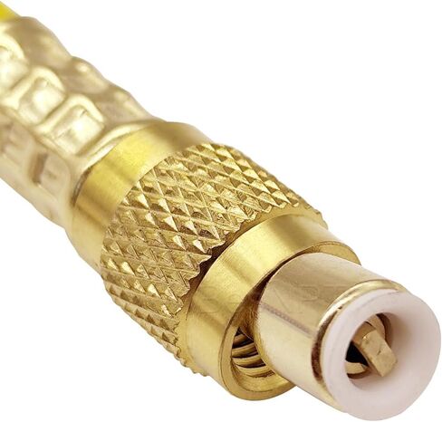 R134A R410A R22 R12 A/C Charging Hoses and Ball Valve Set,3 Color 7" Coded Hoses with Ball Valve 1/4" SAE Thread for AC HVAC Maintenance Kit and Air Condition Refrigeration Charging Tools in Saudi Arabia
