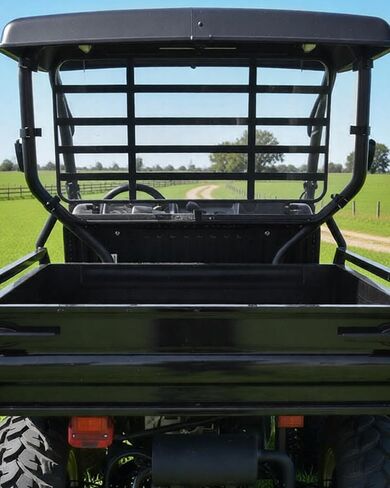 SAUTVS Rear Windshield for Kawasaki Mule SX SE XC LE FE 2017-2026 Accessories, Polycarbonate Clear Back Window with Noise Strip, Impact Resistant in Saudi Arabia