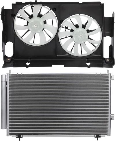 Radiator Cooling Fan Assembly Compatible with 2013-2018 for Toyota for RAV4 2.5L,Radiator Fan Direct Fit Replacement for Engine Cooling Fan & Engine A/C Condenser in Saudi Arabia