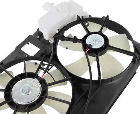 Radiator Cooling Fan Assembly Compatible with 2004-2005 for Toyota for Sienna 3.3L, Black&White Radiator Fan Direct Fit Replacement for Engine Cooling Fan in Saudi Arabia