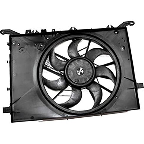 Replacement 30680547-4, 8649822-7, 30680547 1 x Dual Radiator and Condenser Fan Assembly fits Volvo V70 2001 2002 2003 2004 in Saudi Arabia