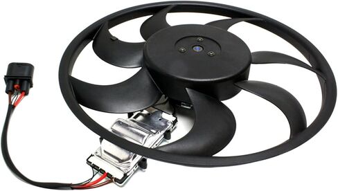 Replacement Cooling Fan Assembly Pair fits Porsche Cayenne 2008-2010 (3.6L V6) without Towing Package in Saudi Arabia