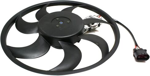 Replacement Cooling Fan Assembly Pair fits Porsche Cayenne 2008-2010 (3.6L V6) without Towing Package in Saudi Arabia