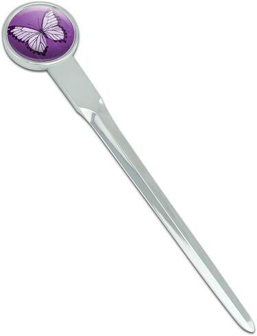 Graphics and More Butterfly Artsy Purple Classic Metal Envelope Letter Opener in Saudi Arabia