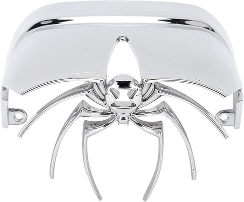 Motorcycle Tail Light Cover Chrome Plated ABS Spider Design Rear Lamp Guard Rustproof Decorative Accessory for in Kuwait