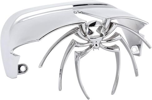 Motorcycle Tail Light Cover Chrome Plated ABS Spider Design Rear Lamp Guard Rustproof Decorative Accessory for in Kuwait