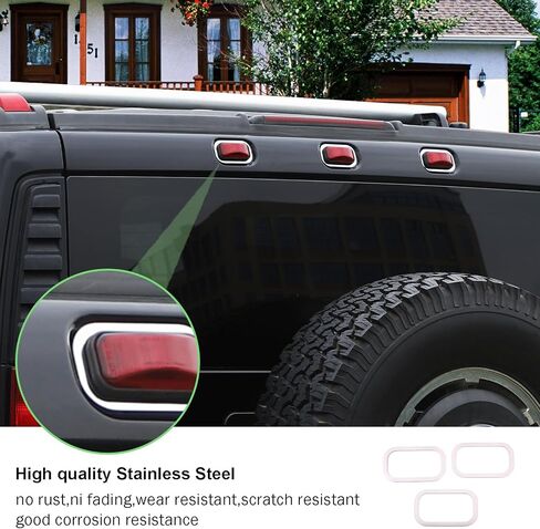 PIUGILH مصابيح سقف الكابينة إطار زخرفي مناسب لـ Hummer H2 2003-2009، مصابيح سقف الكابينة غطاء الكسوة الخفيفة in Saudi Arabia