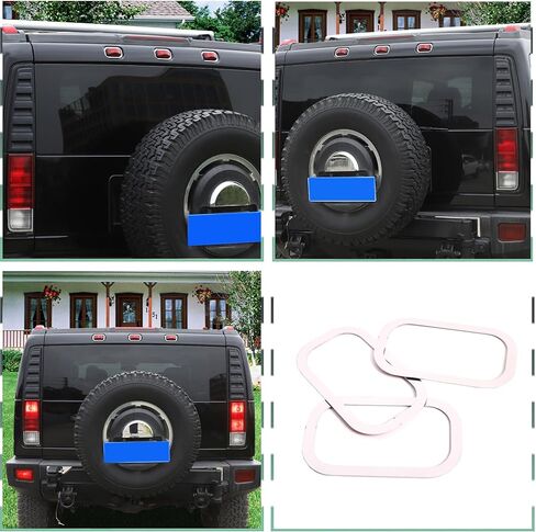 PIUGILH مصابيح سقف الكابينة إطار زخرفي مناسب لـ Hummer H2 2003-2009، مصابيح سقف الكابينة غطاء الكسوة الخفيفة in Saudi Arabia