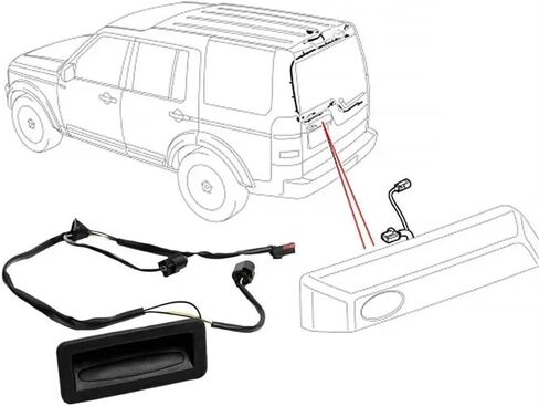 Car Tailgate Switch, Tailgate Boot Lid Lock for Freelander Lr020997 Trunk Tailgate Lock Release Switch 2 Car Back Release Handle Repair Switches in Saudi Arabia