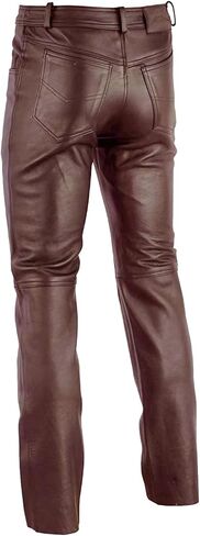 Genuine Leather Pants for Men Bikers Fashion Pants 100% Real Leather in Saudi Arabia