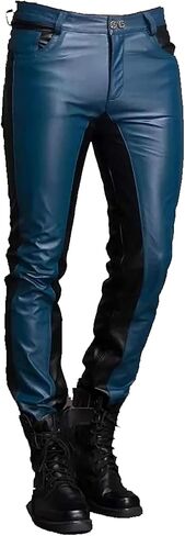 Genuine Leather Pants for Men Bikers Fashion Pants 100% Real Leather in Saudi Arabia