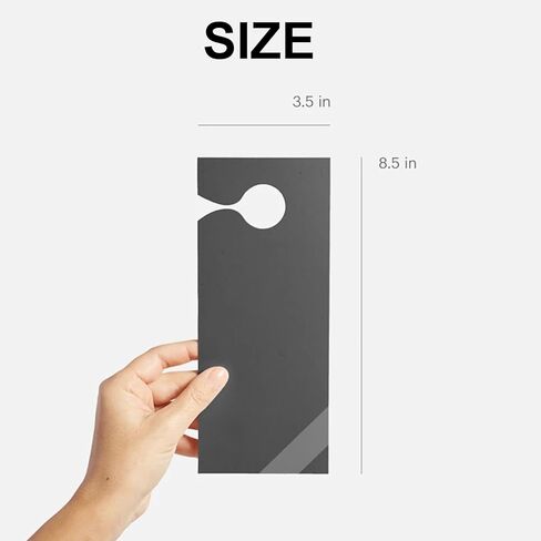 Custom Door Hangers for Business, 3.5 * 8.5 in, 30-200 pcs, 18 pt Thick Paper,Upload Your Design in Saudi Arabia