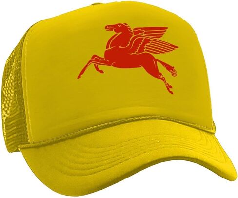 The Goozler Pegasus Classic Vintage Retro Adjustable Unisex Trucker Hat Urban Style Outdoors Trucking Motorsports 80s 90s Cap in Saudi Arabia