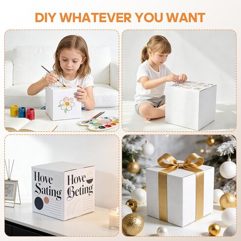 (6" x 4" x 4", 40 Pack) Shipping Boxes, White Corrugated Box Mailers in Saudi Arabia