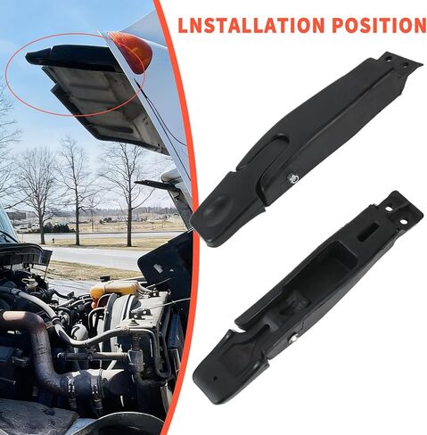 مزلاج غطاء محرك السيارة 3544924C1 متوافق مع الشاحنات الدولية سلسلة DuraStar ProStar LoneStar HC، سلسلة LC، Transtar 8500/8600 استبدال HLK1022 3544924C1 3558774C1 in Kuwait