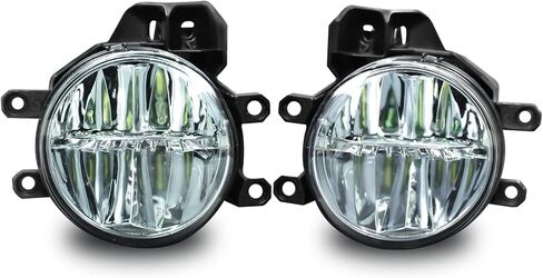 مصابيح ضباب LED تناسب 16-21 تويوتا تاكوما، لـ 14-21 تندرا، لـ 14-16 كورولا، لـ 14-18 هايلاندر / كلوجر / 4 رنر، لـ 16-18 RAV4، مناسبة لـ 14-15 لكزس RX350 RX450h، مصابيح ضباب LED مُعدلة وترقية in Saudi Arabia